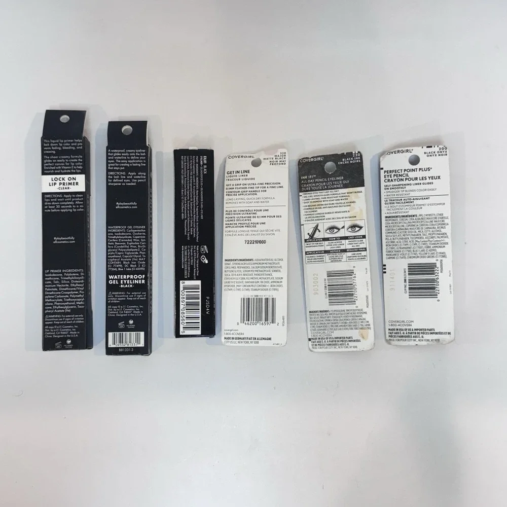 NEW‎ Lot of Eye Pencils in Shades of Black Covergirl e.l.f. NYX